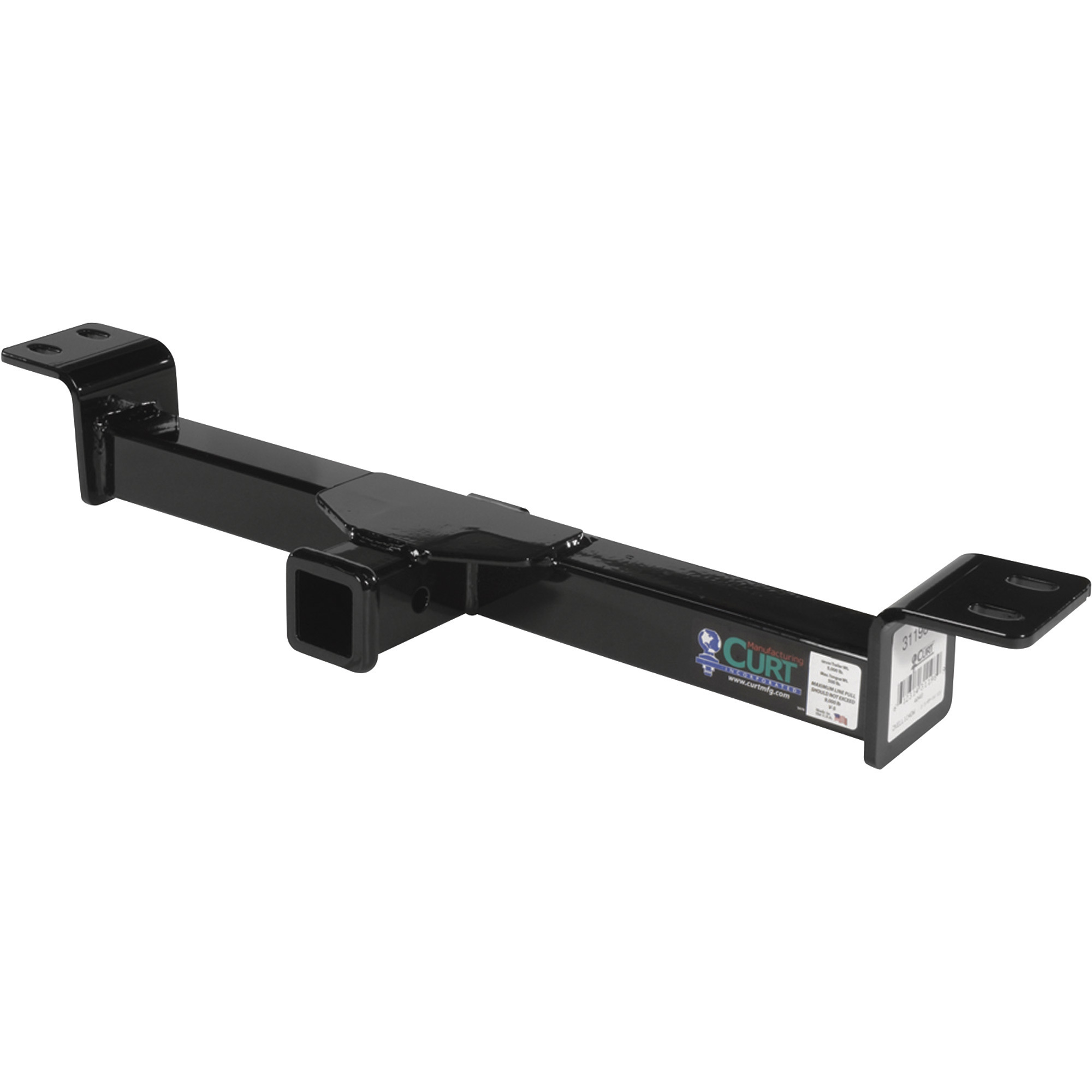 Curt Manufacturing Front-Mount Receiver Hitch, Fits 2007-2017 Toyota Tundra Trucks, 2008-2016 Toyota Sequoia, Model# 31198